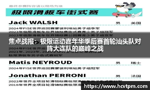 焦点战报：极限运动嘉年华季后赛首轮汕头队对阵大连队的巅峰之战